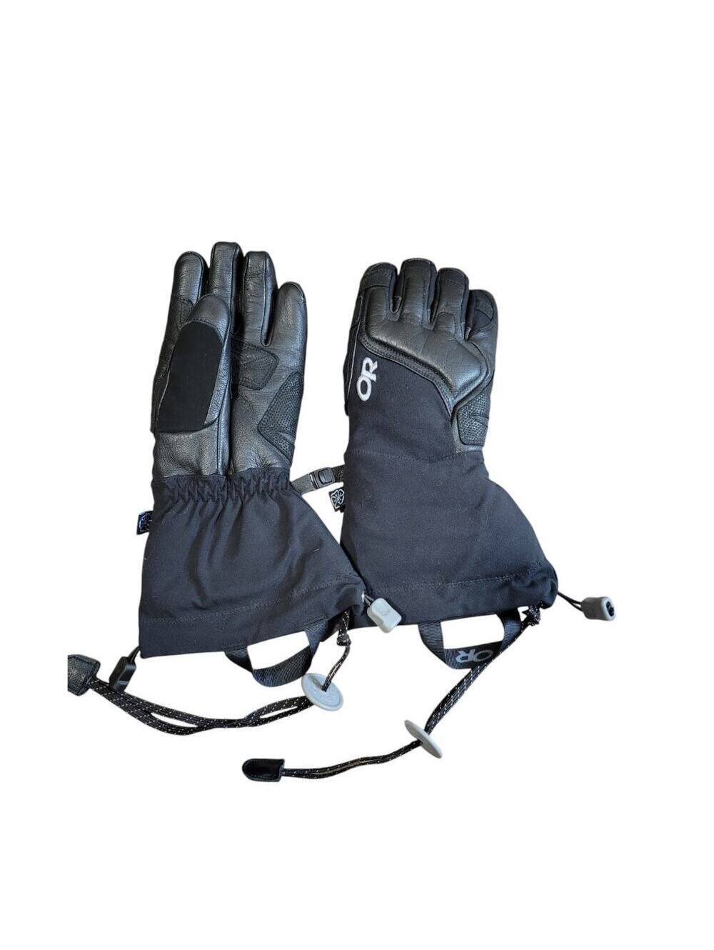 Outdoor Research 3-1 Snow Ski Winter Warm Black Women's Lined Gloves Size S